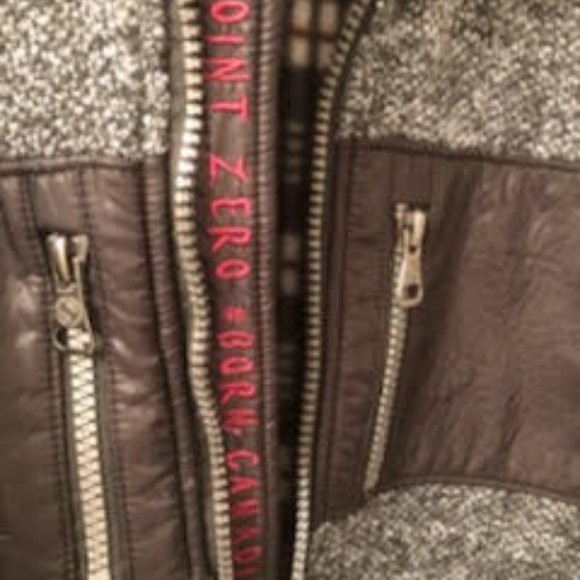MENS POINT ZERO GOLD LABEL SWEATER ZIP UP JACKET SIZE XL - Picture 2 of 9